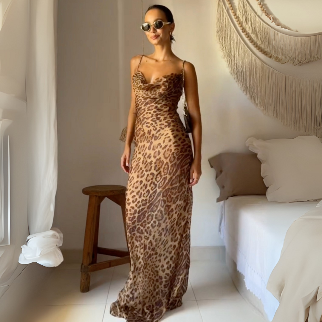 7 in 1 leopard dress