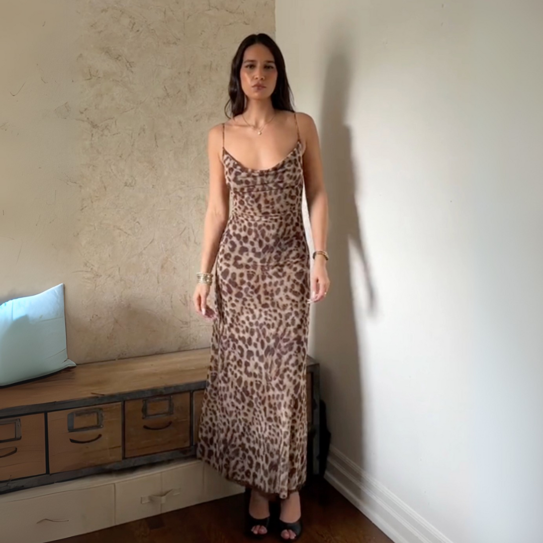 7 in 1 leopard dress